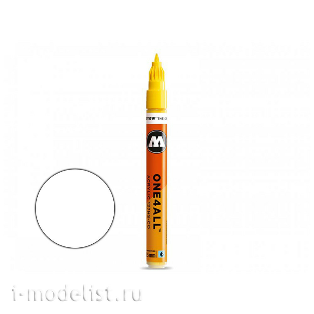 127211 Molotow ONE4ALL Marker 127HS #160 White 2 mm