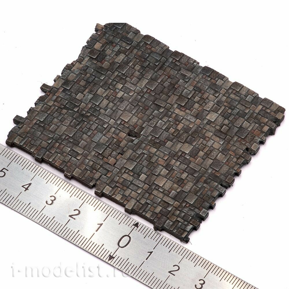 T-129 MiniWarPaint Инструмент (молд) для создания брусчатки плитки, размер S