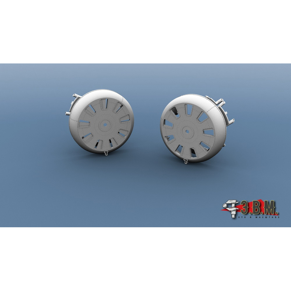 RS72035 Э.В.М. 1/72 Облицовка капfromа для И-16 (с воздухозаборником) и выхлопные пат$ки