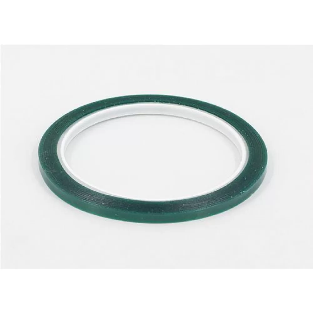 BD0037-2 Border Model Green transparent ribbon with a hard edge of 2mm (30m)