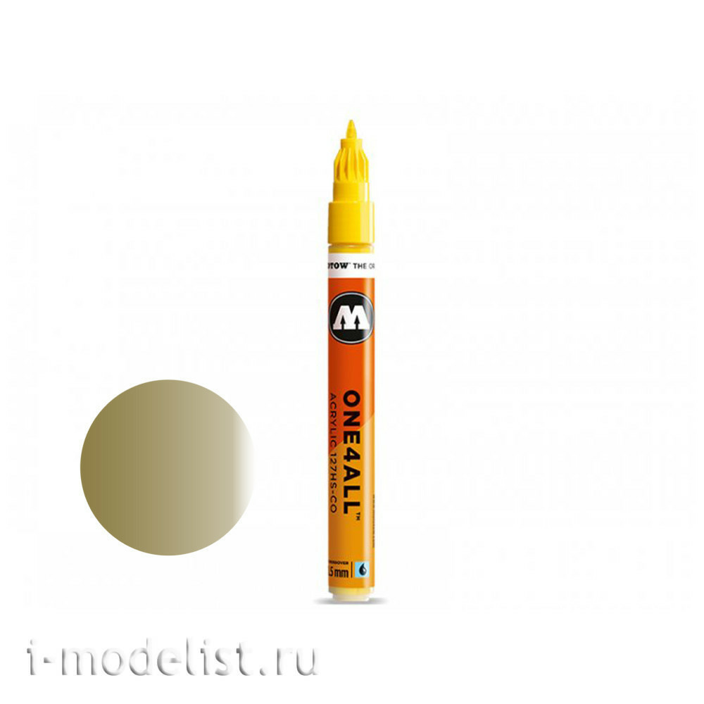 127506 Molotow Marker ONE4ALL 127HS-CO METALLIC #228 Gold 1.5 mm