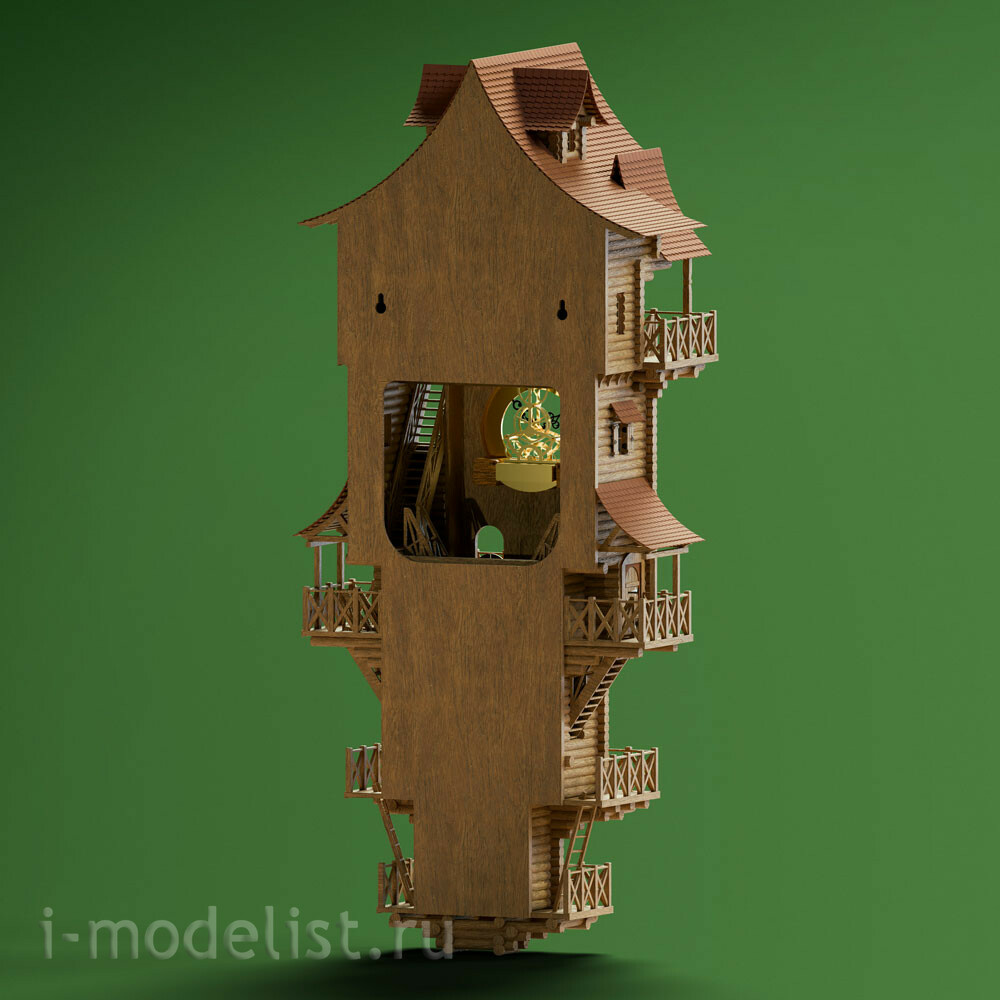 7007 SVmodel 1/35 Деревянные часы 