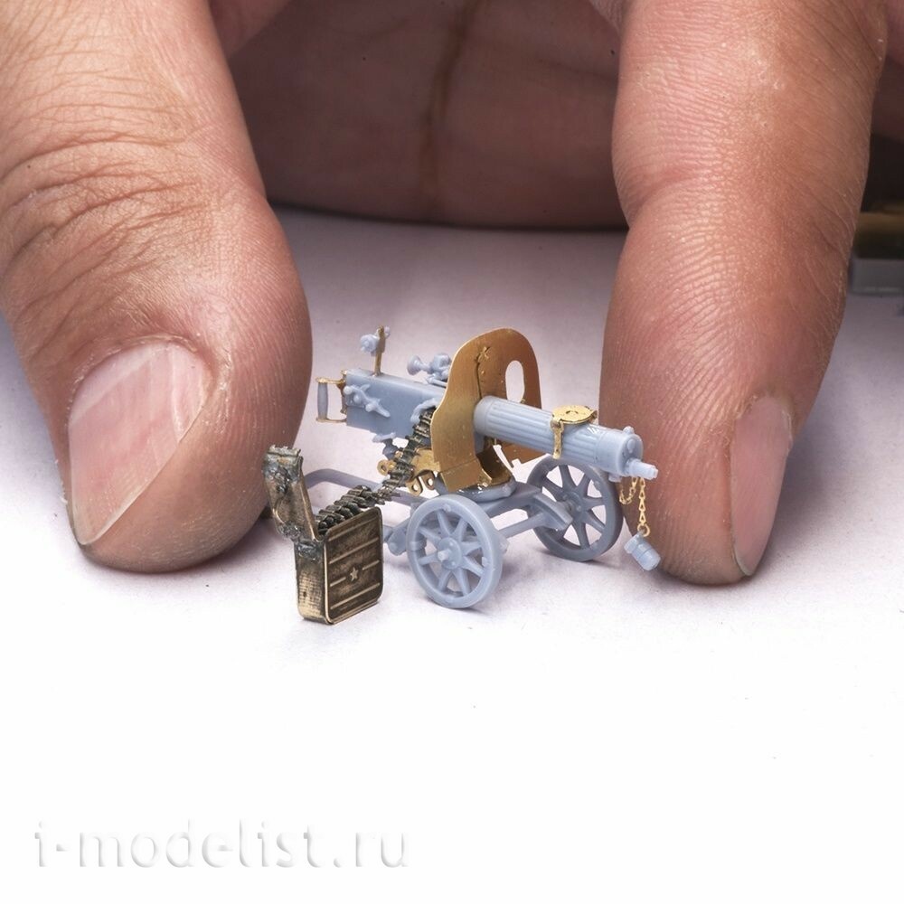 S-331 MiniWarPaint 1/35 Пулемет Максима с патронными коробками и лентами