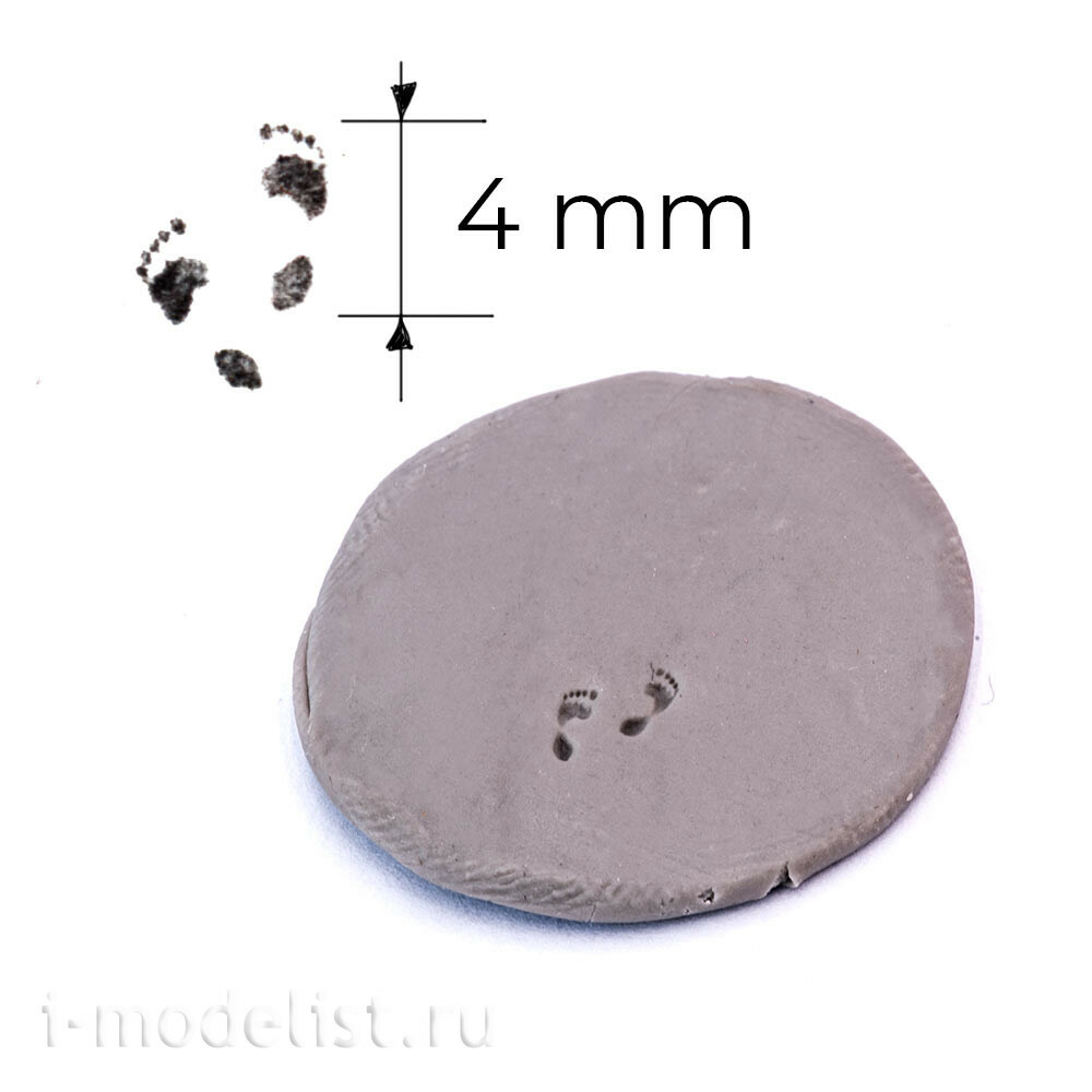 T-090 MiniWarPaint Stamp Bare Feet, size XS