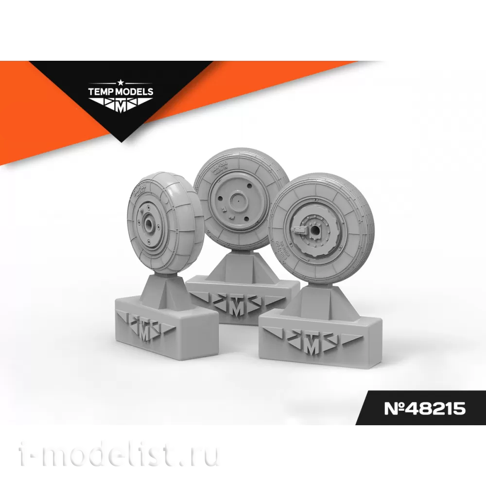 48215 TEMP MODELS 1/48 Колеса шасси МiGG-21 МТ/СМТ