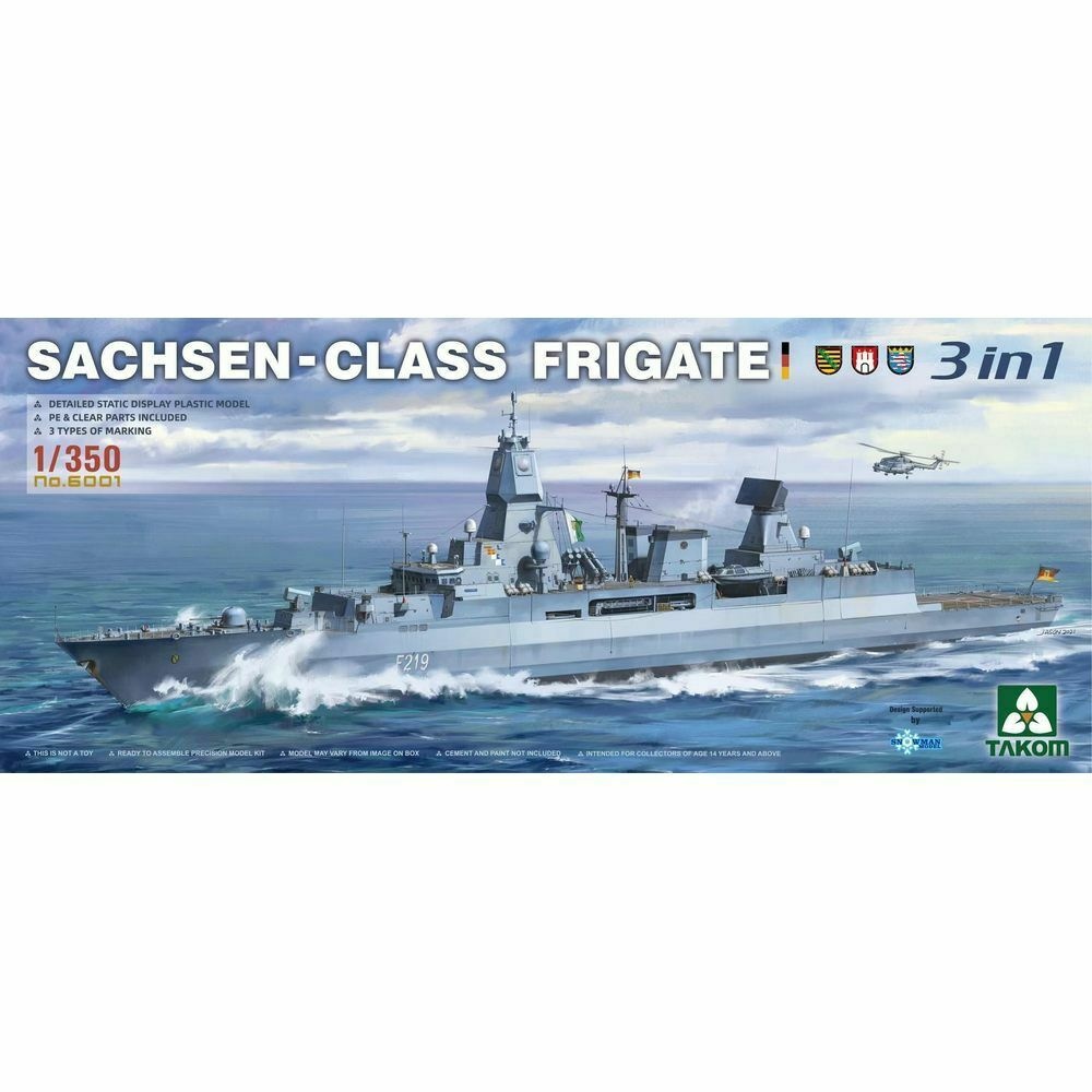 6001 Takom 1/350 Saxony-class frigate