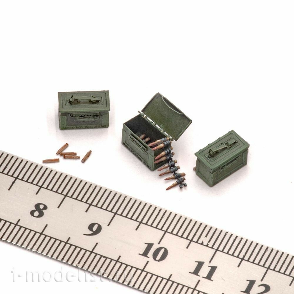 S-333 MiniWarPaint 1/35 Боеприпасы и тара для пулемета Browning M2 50 cal