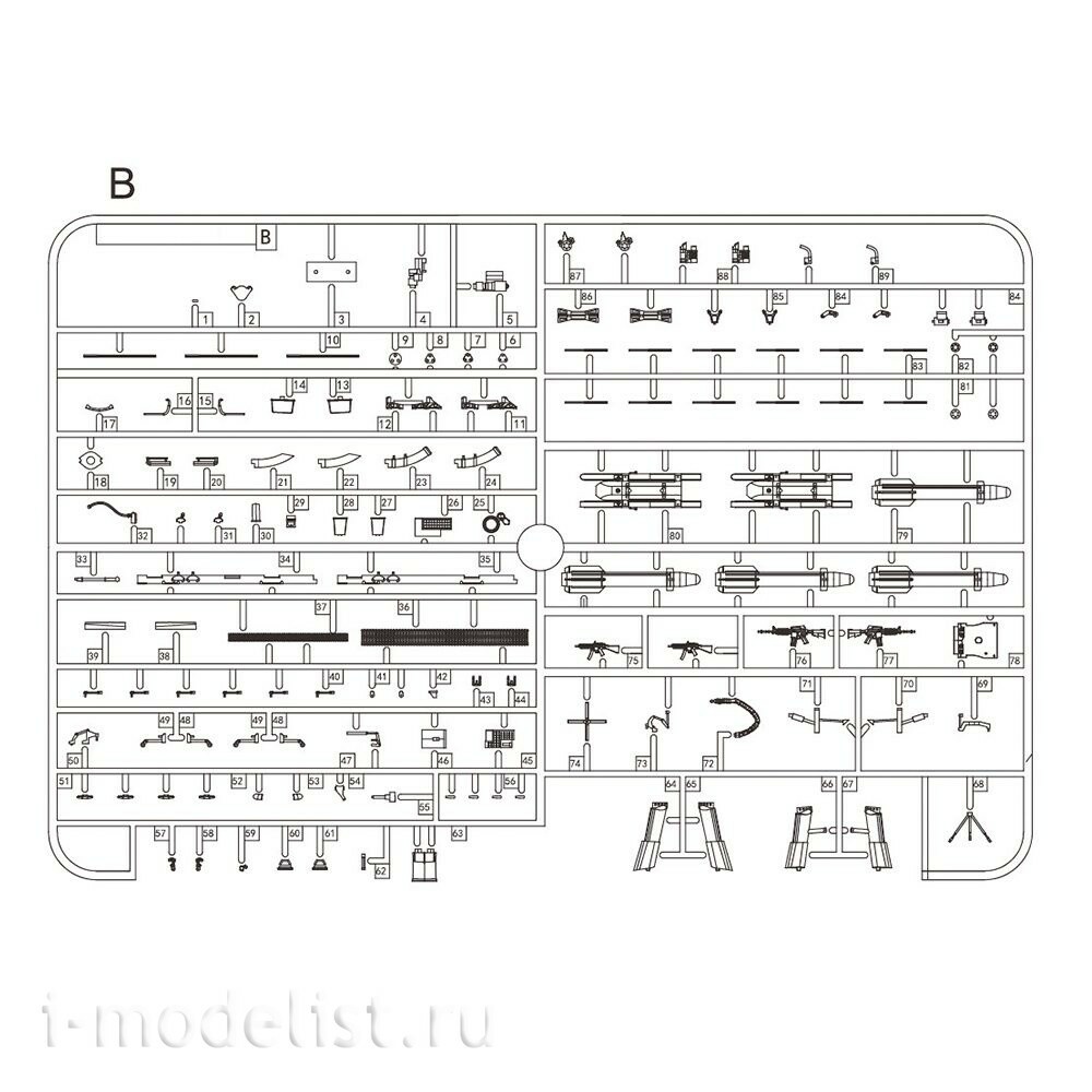KH50002 ZIMI Model 1/35 Вертолёт AH-6M/MH-6M Little Bird