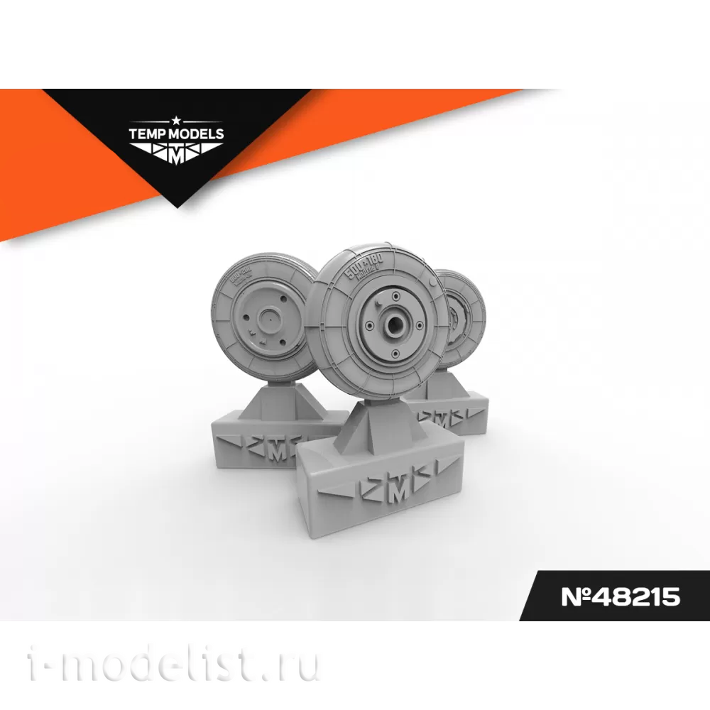 48215 TEMP MODELS 1/48 Колеса шасси МiGG-21 МТ/СМТ