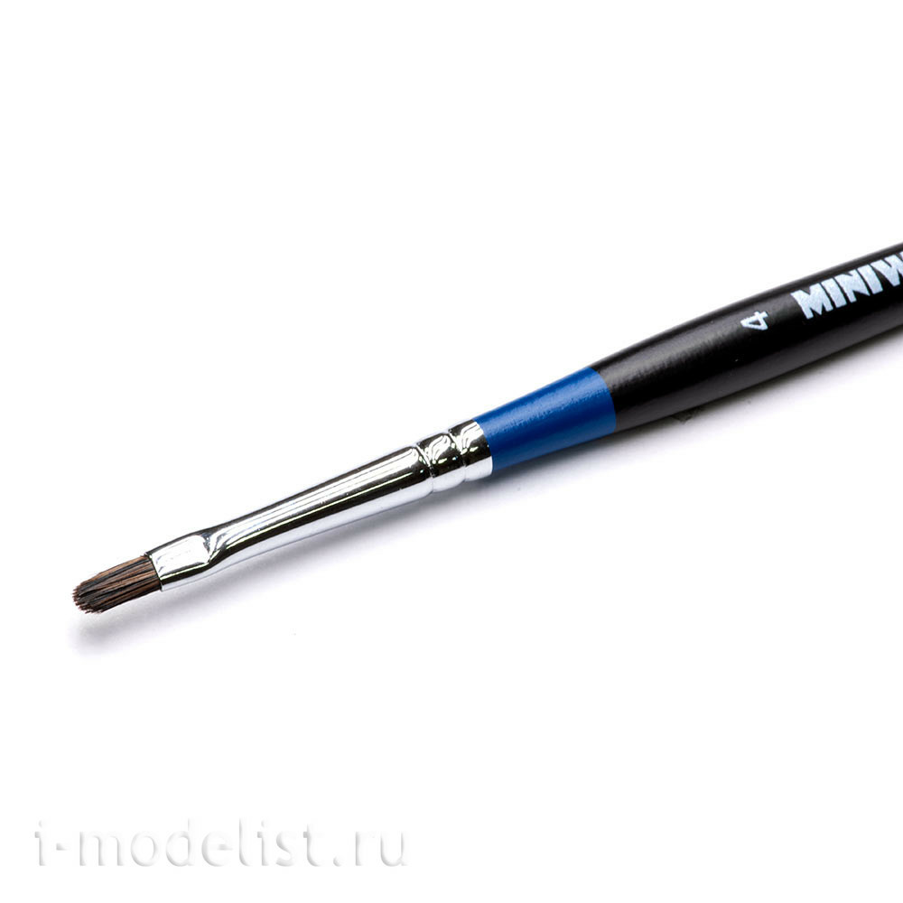 T-045 MiniWarPaint Brush Series Oils & Pigments No. 4