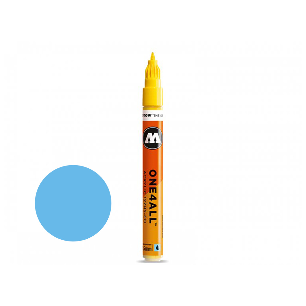 127417 Molotow Marker ONE4ALL 127HS-CO #202 Light Blue 1.5 mm