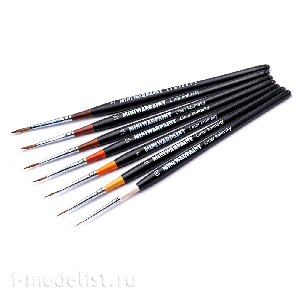 T-031 MiniWarPaint Brush Series Liner No. 1,7