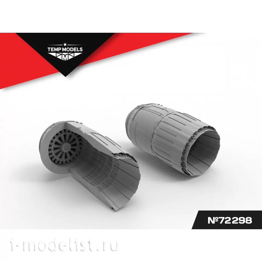 72298 TEMP MODELS 1/72 Сопла реактивного двигателя РД-33 на М-29 (Т$ач)