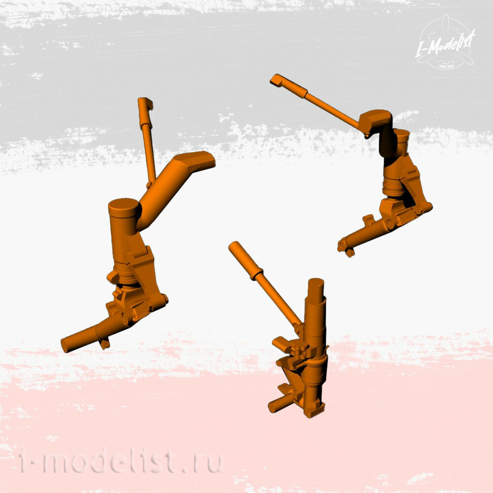 ЕС0004 Эскадра 1/48 Латунные стойки вертолета «Аллигатор» для модели фирмы 