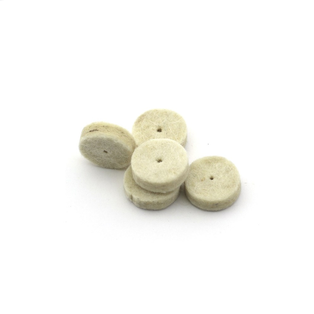 2152 JAS Disc polishing, without holder, wool, 20 x 5mm, 5pcs/pack., blister