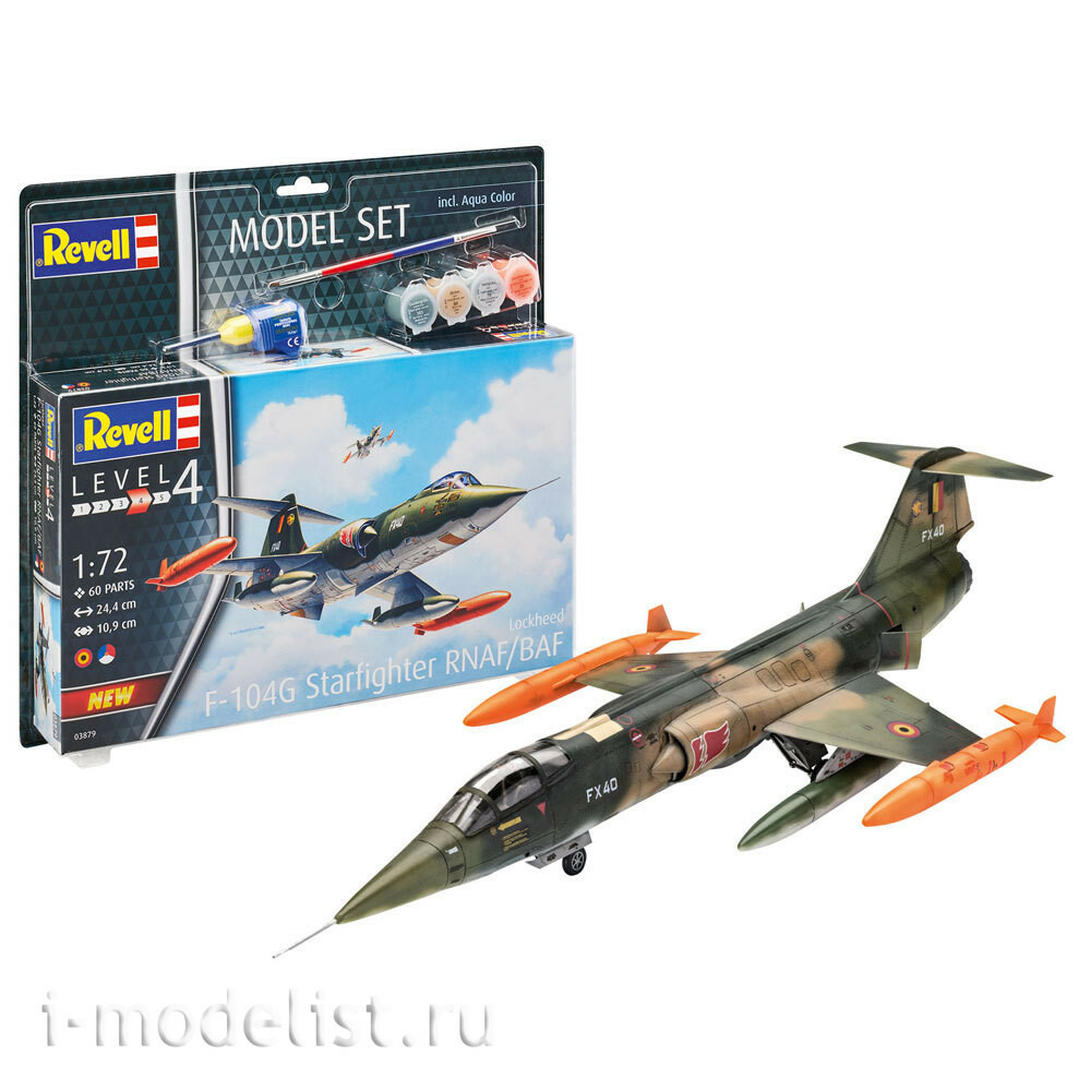 63879 Revell 1/72 Set Lockheed F-104 G Zvezdafighter NL/B 