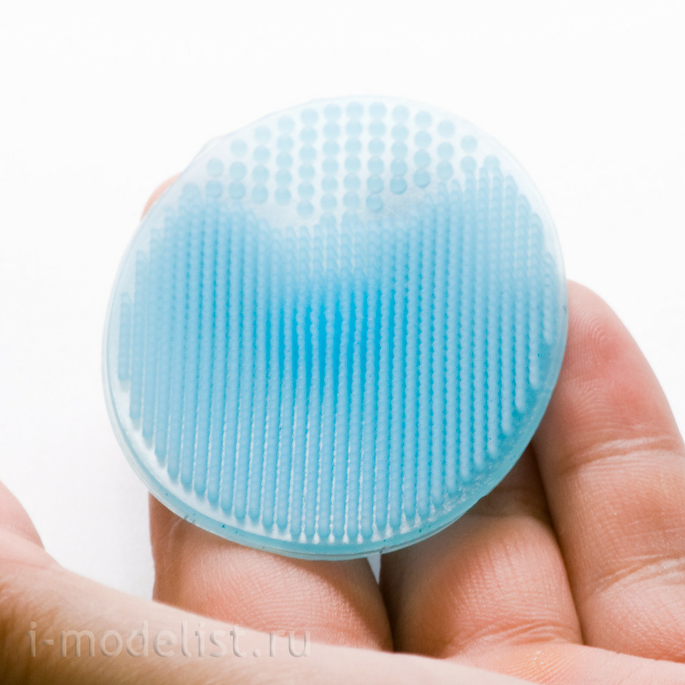 b370-01 blue miniwarpaint brush wash mat silicone, blue