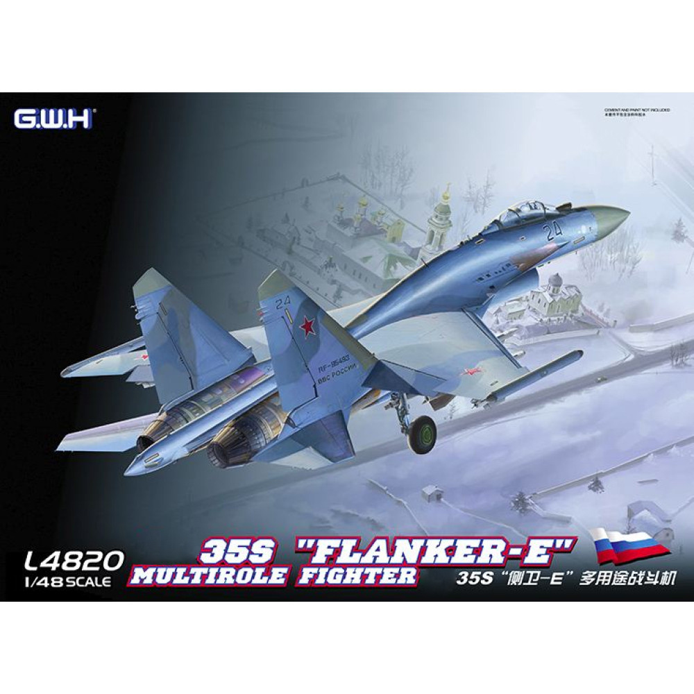 L4820 Great Wall 1/48 S. u.-35S Flanker E Multirole Fighter