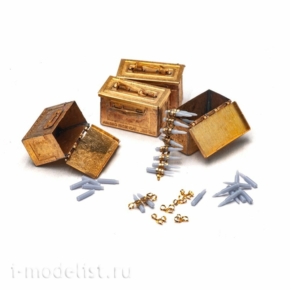S-333 MiniWarPaint 1/35 Боеприпасы и тара для пулемета Browning M2 50 cal