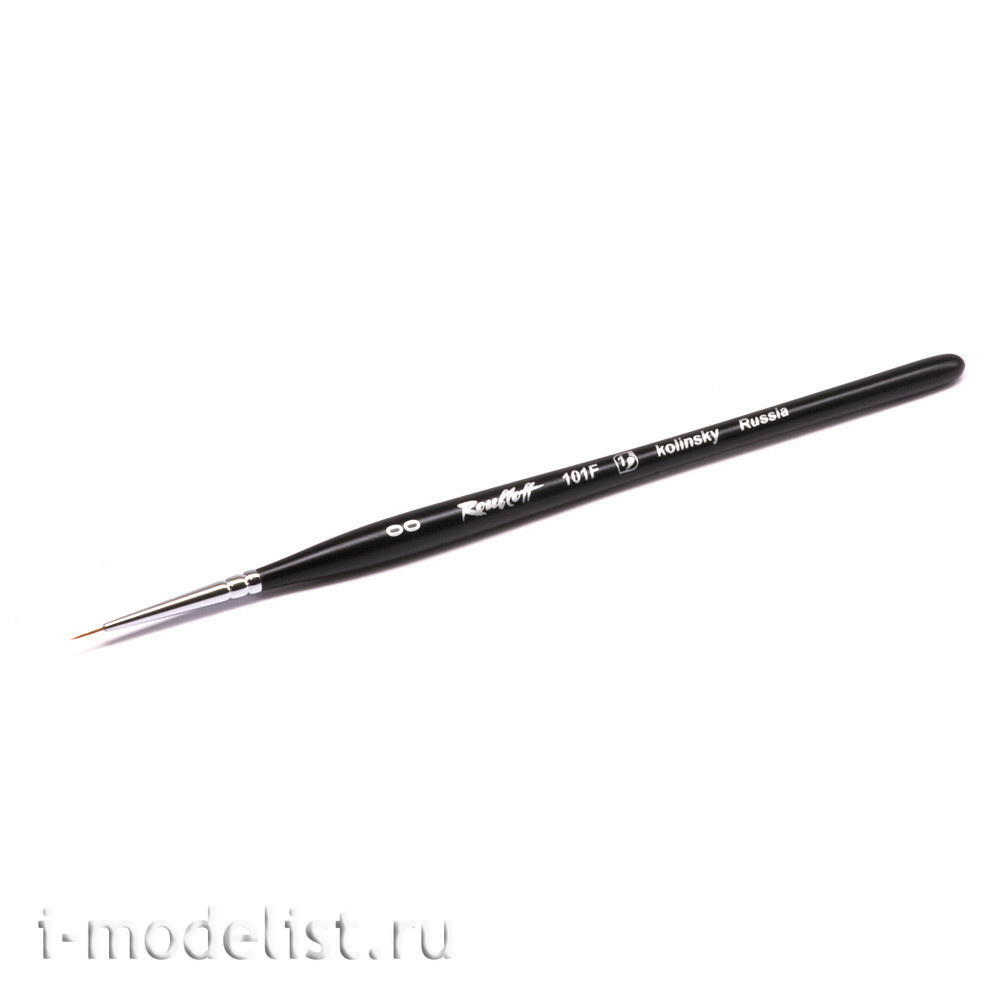 ЖК1-00,5FБ roubloff round column brush no. 00 101f, curly short handle