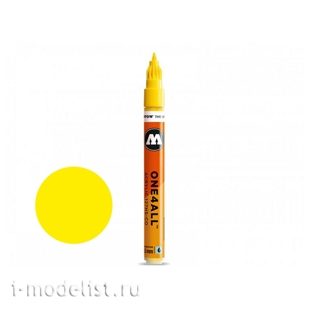 127401 Molotow Marker ONE4ALL 127HS-CO #006 Yellow 1.5 mm