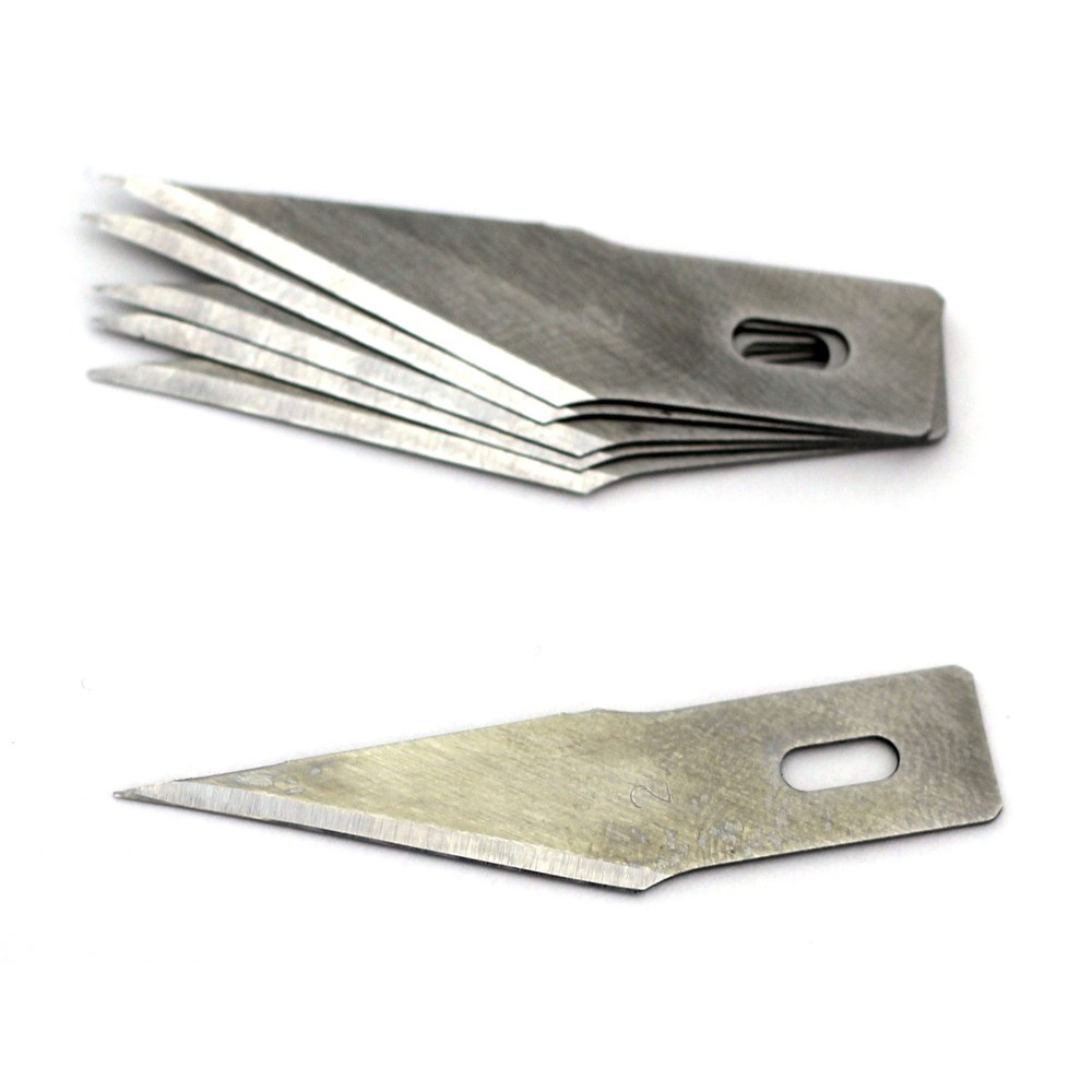 4802 JAS a Set of blades to the knife, 0.6 x 9 x 47 mm, 6 PCs/pack.