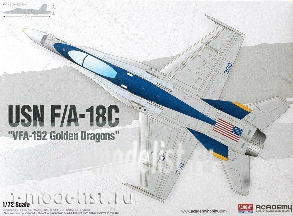 12564 Academy 1/72 Aircraft USN F/A-18C 