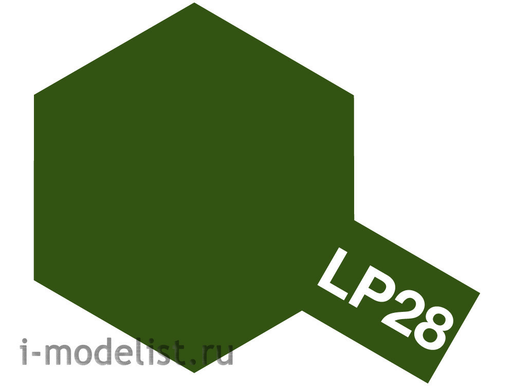 82128 Tamiya LP-28 Olive Drab (olive grey) Lacquer 10ml.