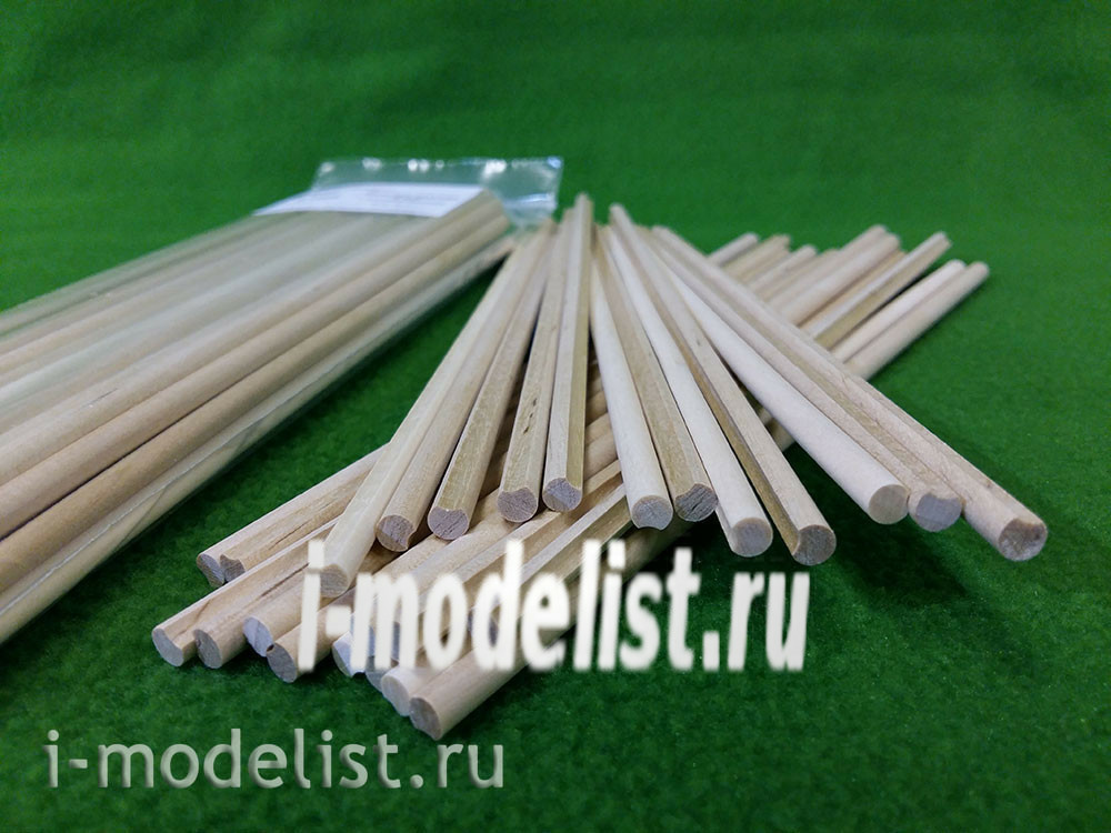 5102 Swmodel Stick round with chute (maturation) 5mm, length 200 mm, 50 PCs