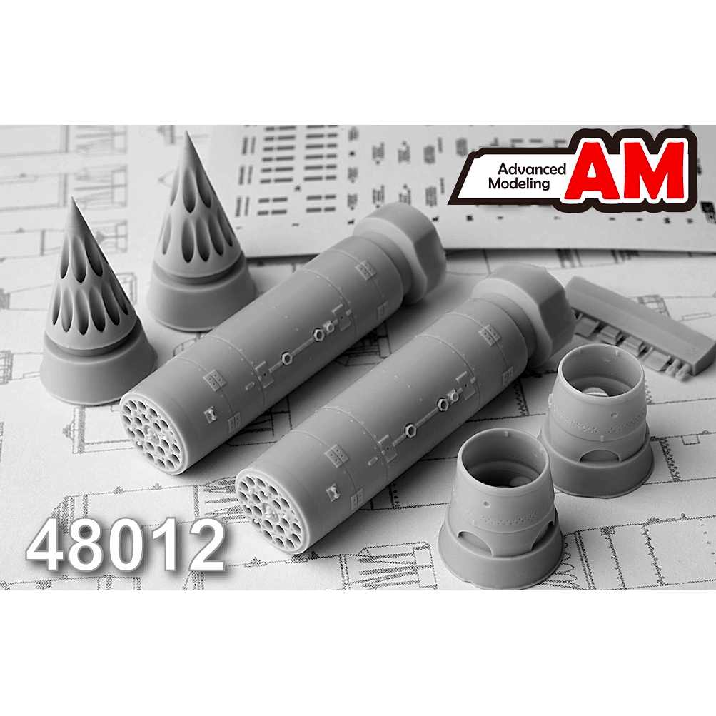 AMC48012 Advanced Modeling 1/48 Block NAR B-8 (two Nar blocks INCLUDED)