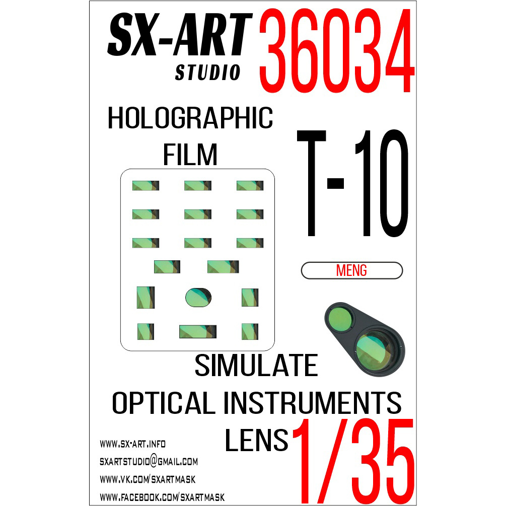36034 SX-Art 1/35 Imitation of T-10 inspection devices (Meng)