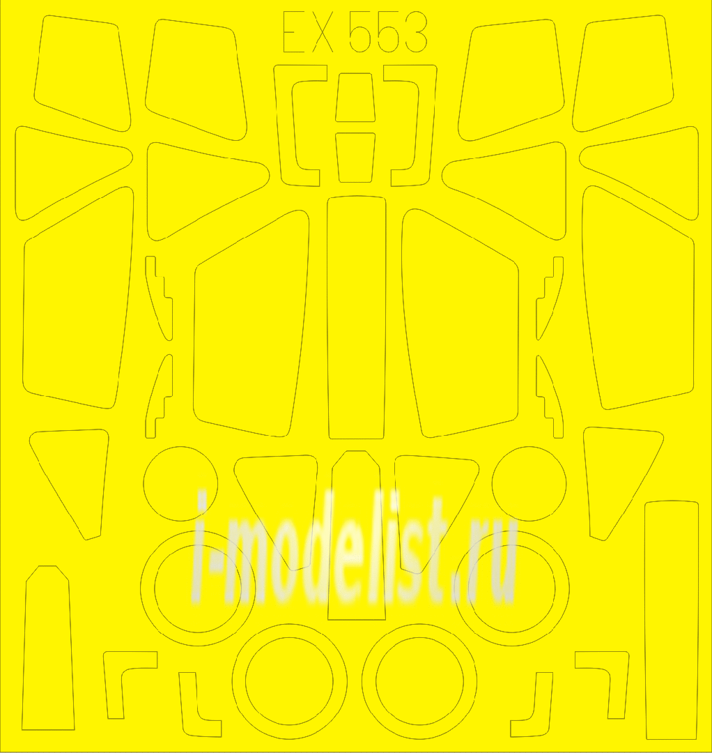 EX553 Edward 1/48 Painting mask for С-25UB/UBK