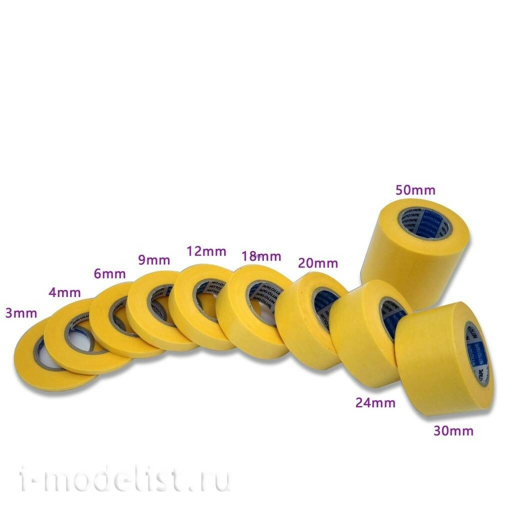 MW-T3 MANWAH Лента малярная 3 мм*18 м