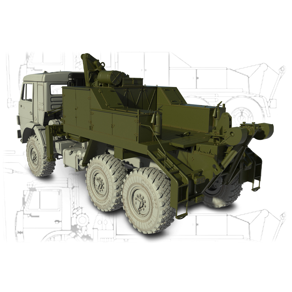 35272 Miniarm 1/35 Конверсионный набор, машина техподдержки МТП-А2