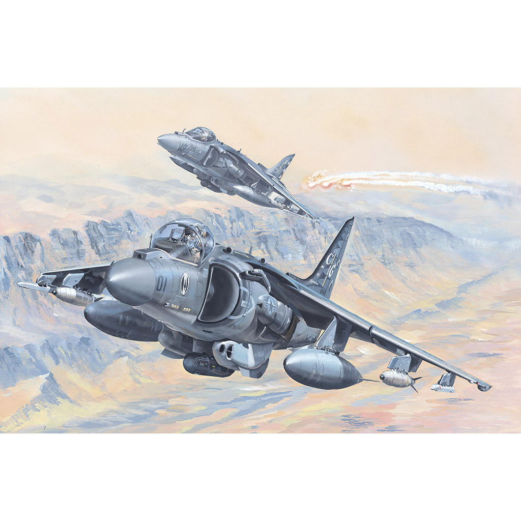 81804 HobbyBoss 1/18 AV-8B Harrier II Attack Aircraft