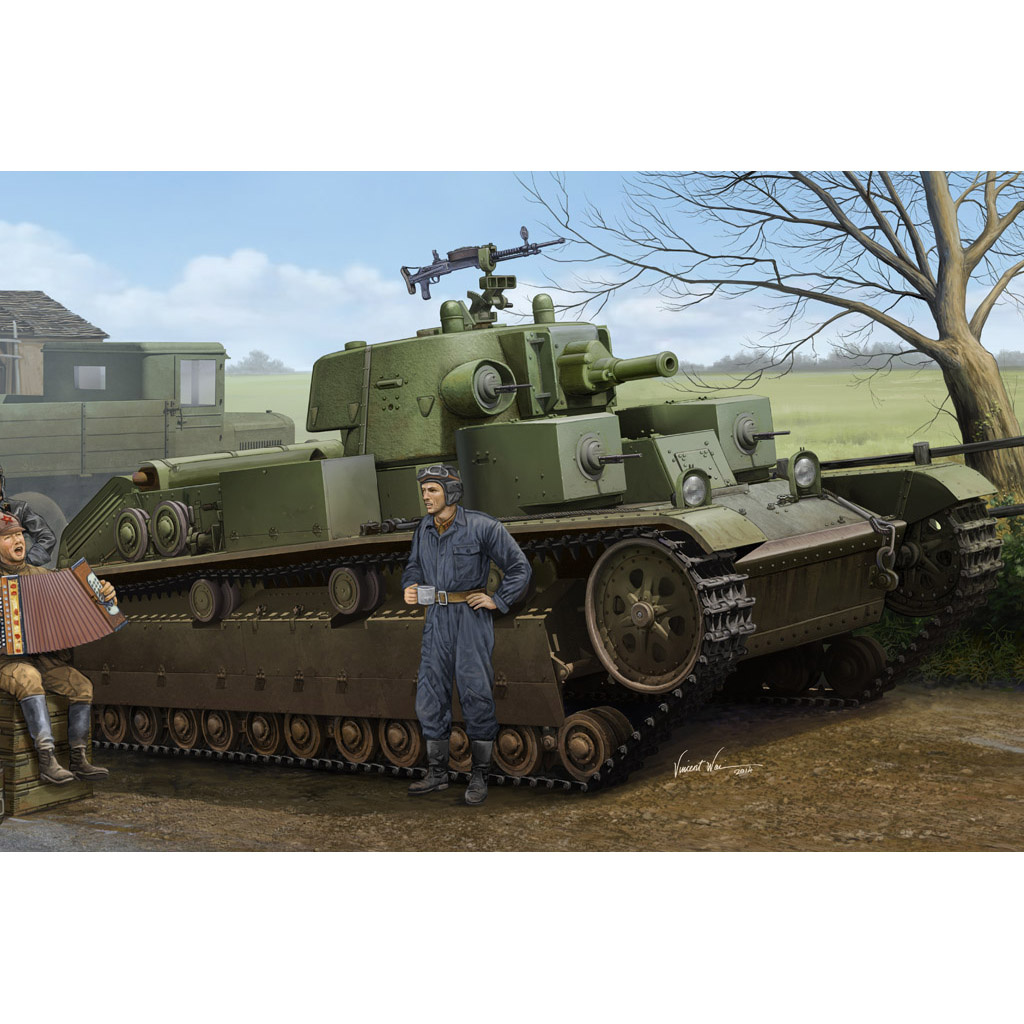 83855 HobbyBoss 1/35 Soviet medium tank type 28 (cone tower)