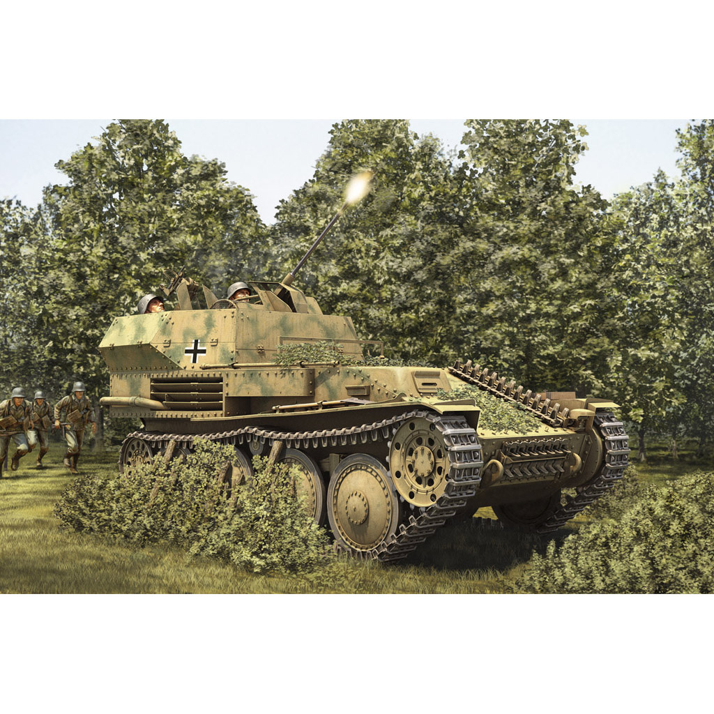 80140 HobbyBoss 1/35 German 2cm Flak 38 Pz.Kpfw .38 (t) 