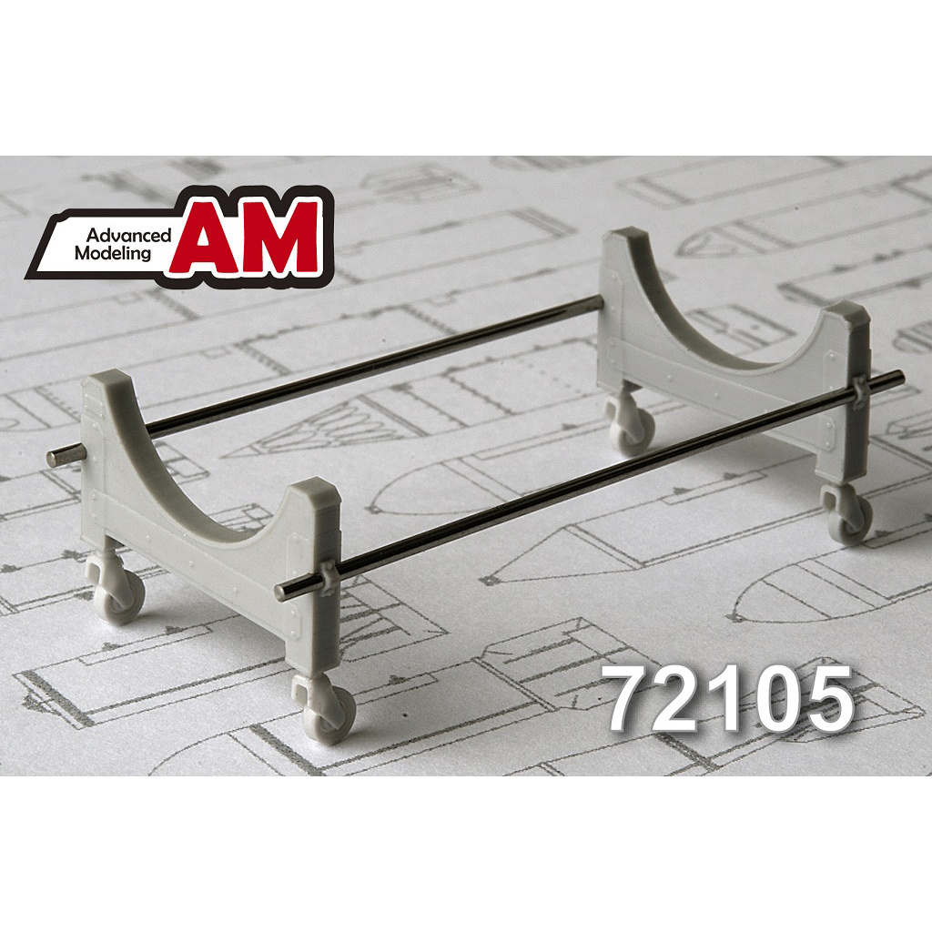 AMC72105 Advanced Modeling 1/72 Truck for transporting 3000 liter fuel tank