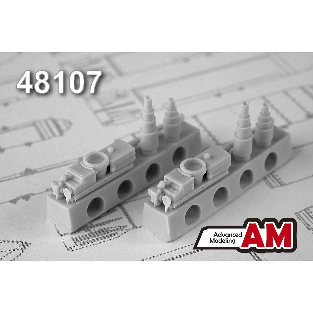 AMC48107-1 Advanced Modeling 1/48 Hydraulic Jack (10 ton)