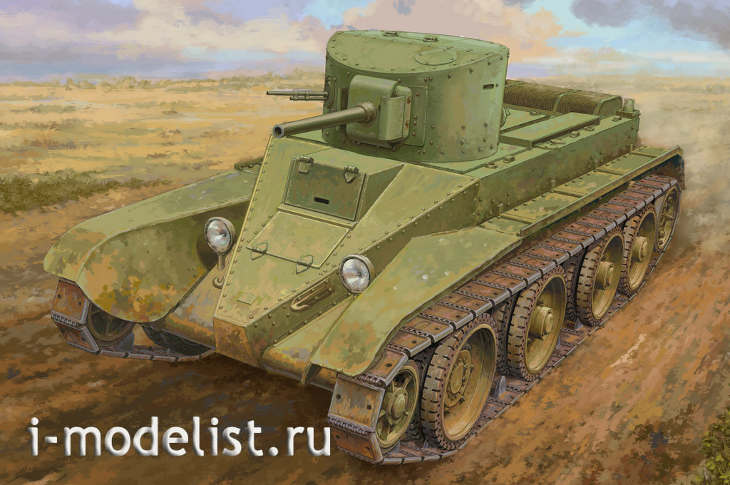 84515 Hobby Boss 1/35 Soviet light WHEELED tracked tank BT-2 (medium version)