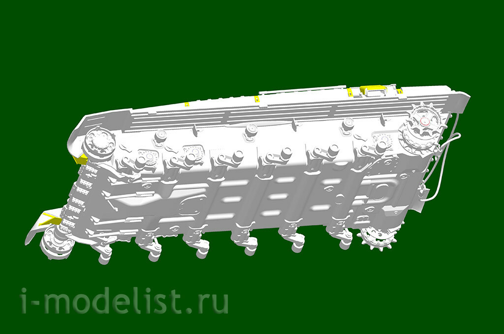 09610 Trumpeter 1/35 Russian Battle Tank Seventy-second B3 with 4S24 ERA and Lattice Armor