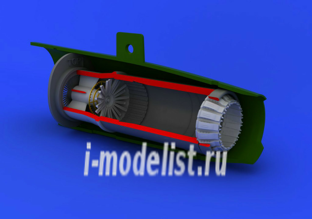 648117 Edward 1/48 MiG-21PF/PFM exhaust nozzle add-on Kit