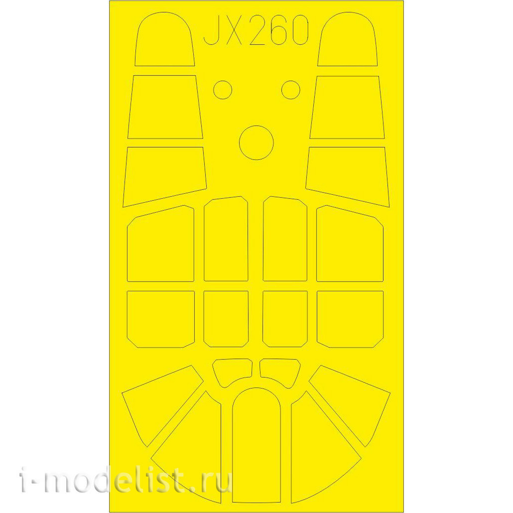 JX260 Eduard 1/32 Mask for P-40E
