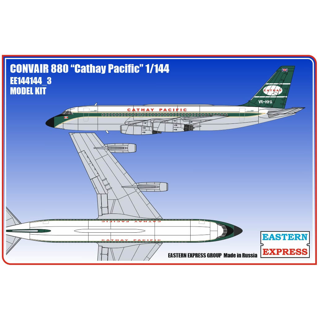 144144-3 Orient Express 1/144 CV880 CATHAY Airliner