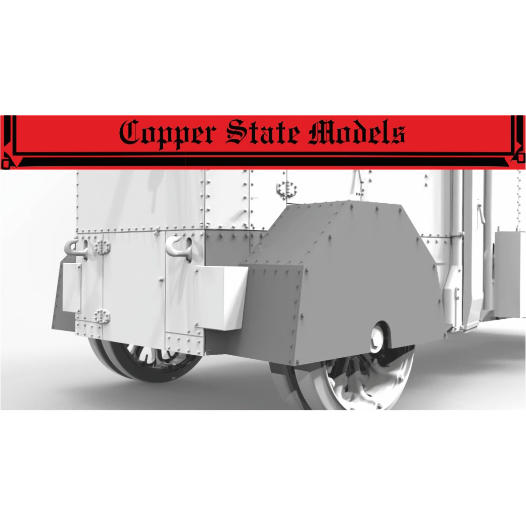A35-020 Copper State Models 1/35 Задние крылья раннего типа для Ehrhardt
