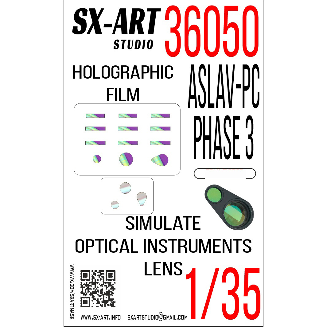36050 SX-Art 1/35 Imitation of ASLAV-PC Phase 3 inspection devices