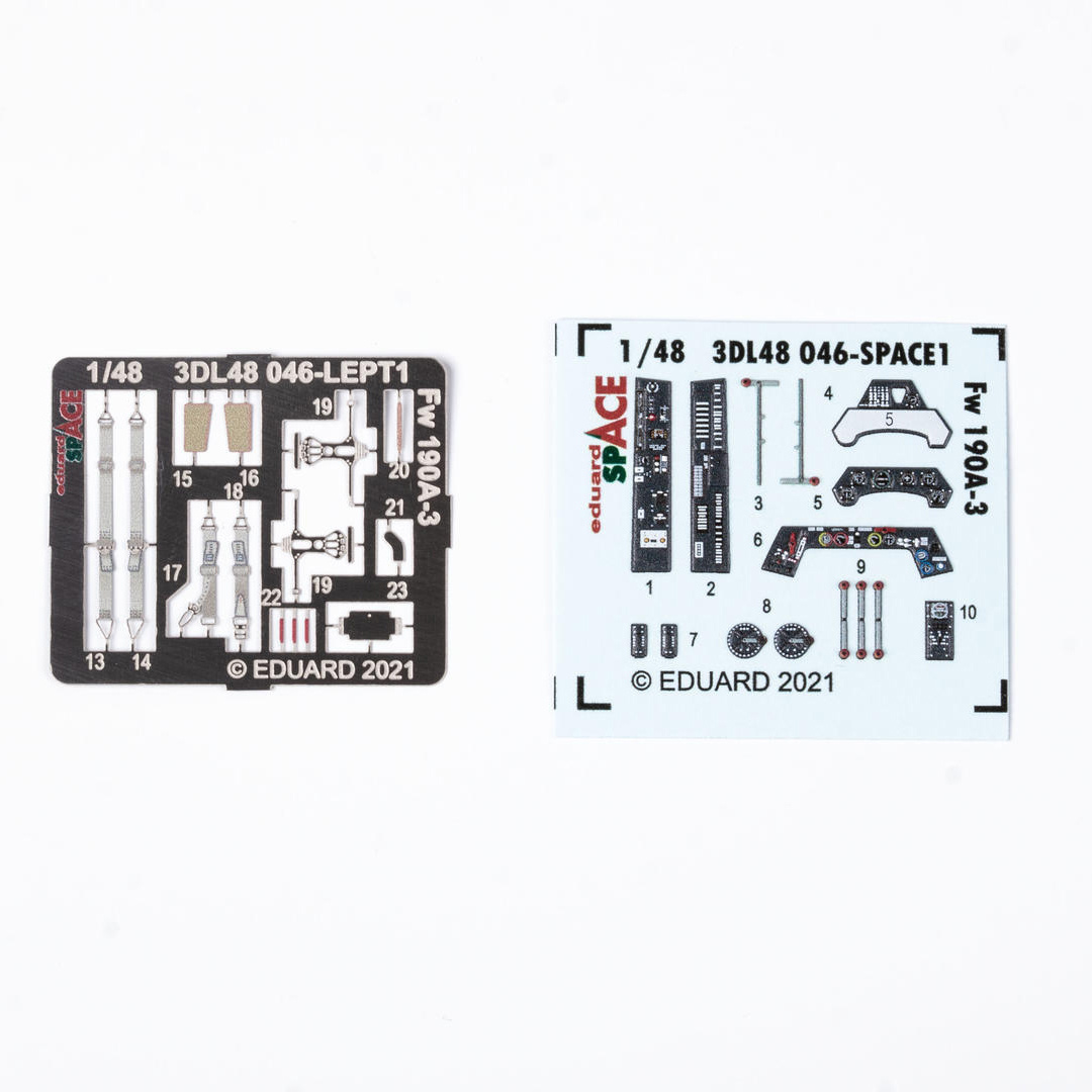 3DL48046 Eduard 1/48 3D Decal for Fw 190A-3 SPACE