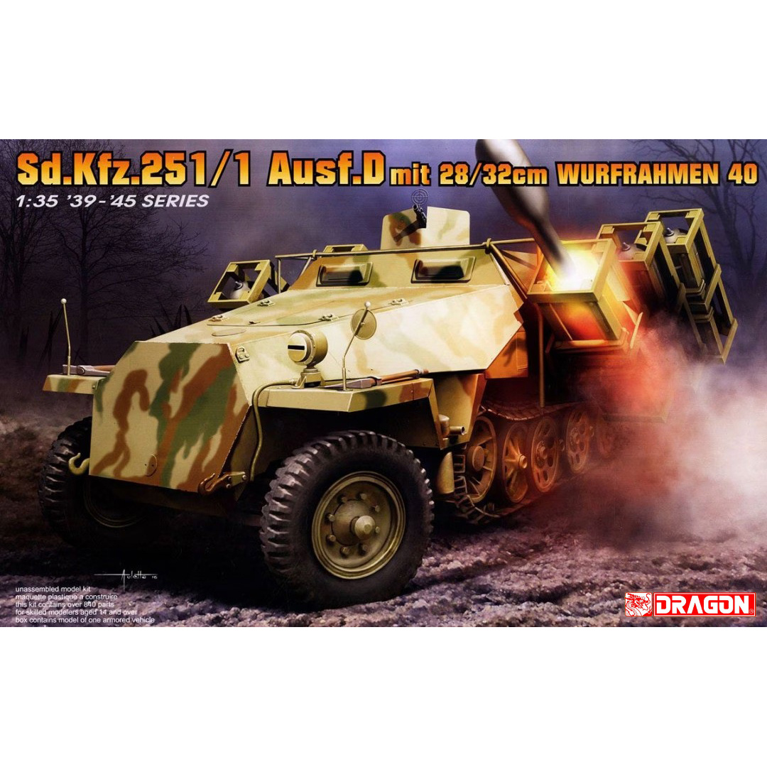 6861 Dragon 1/35 Sd.Kfz.251/1 Ausf. D w/ 28/32cm Wurfrahmen 40