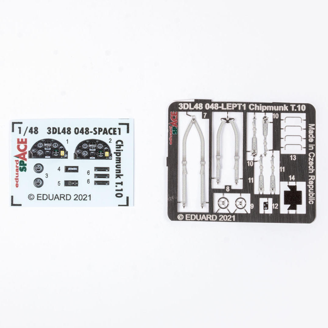 3DL48048 Eduard 1/48 3D Decal for Chipmunk T.10 SPACE