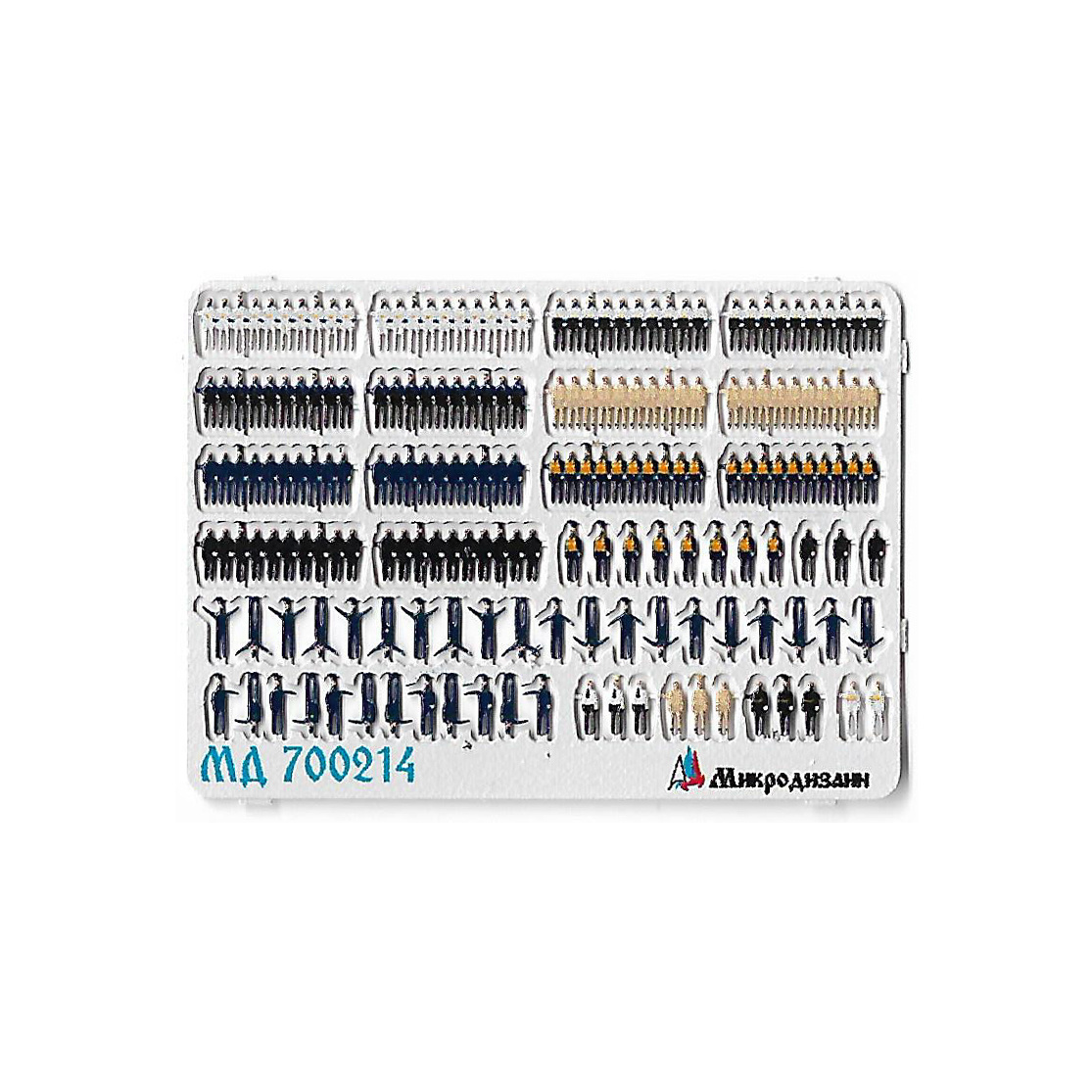 700214 Micro design 1/700 Sailors of the Russian Navy colored